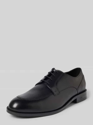 Buty sznurowane z naturalnej skóry model 'Tayil_Derb' Boss Czarny