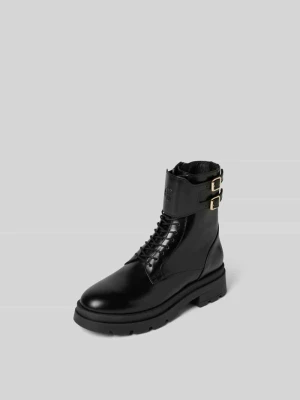 Buty sznurowane ze skóry naturalnej Anine Bing Czarny