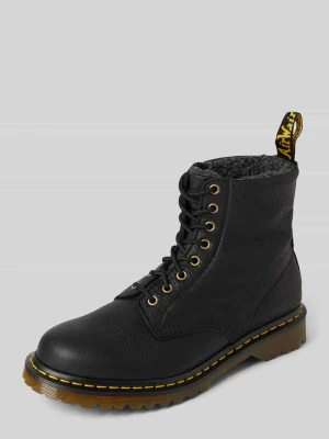 Buty sznurowane ze skóry z podszewką wewnętrzną Dr. Martens