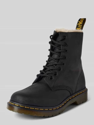 Buty sznurowane ze skóry z podszewką wewnętrzną model ‘Serena’ Dr. Martens