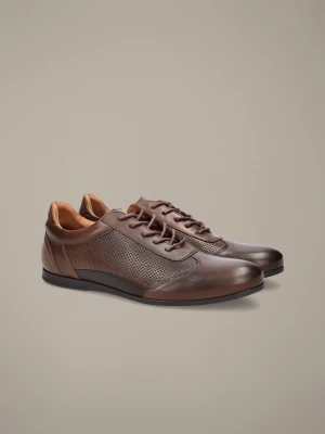 Buty Teksas Ciemnobrązowe Lancerto Ciemny brąz