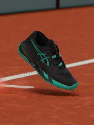 Buty tenisowe na nawierzchnię ziemną Asics czarny