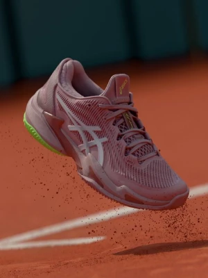 Buty tenisowe na nawierzchnię ziemną Asics jasnoróżowy