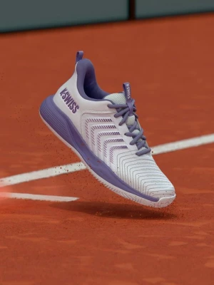 Buty tenisowe na nawierzchnię ziemną K-swiss biały