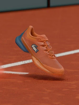 Buty tenisowe na nawierzchnię ziemną Lacoste pomarańczowy