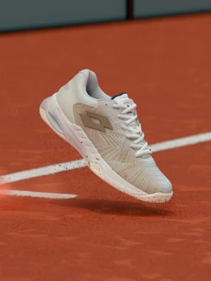 Buty tenisowe na nawierzchnię ziemną Lotto biały