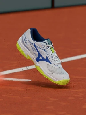 Buty tenisowe na nawierzchnię ziemną Mizuno biały