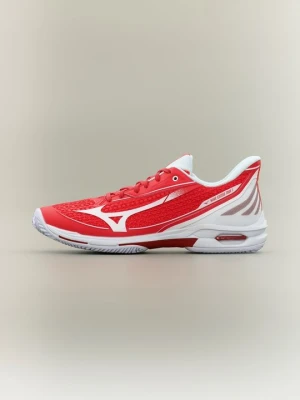 Buty tenisowe na nawierzchnię ziemną Mizuno czerwony