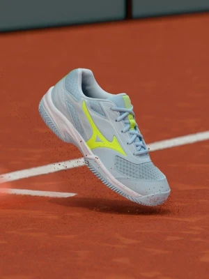 Buty tenisowe na nawierzchnię ziemną Mizuno jasnoniebieski