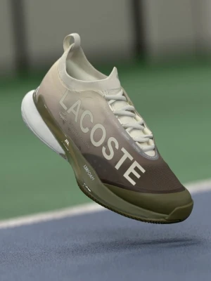 Buty tenisowe uniwersalne Lacoste mleczny