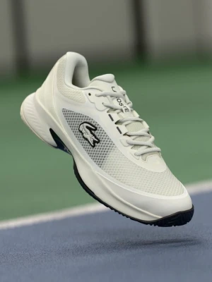 Buty tenisowe uniwersalne Lacoste mleczny