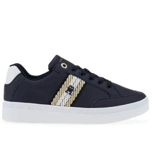 Buty Tommy Hilfiger Court Sneaker With Webbing FW0FW07106-DW6 - granatowe