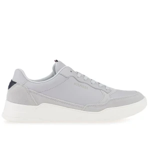 Buty Tommy Hilfiger Elevated Cupsole Leather Mix FM0FM04358-PSU - szare
