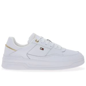 Buty Tommy Hilfiger Essential Basket Sneaker FW0FW08261-YBS - białe