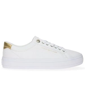 Buty Tommy Hilfiger Essential Vulc Canvas FW0FW07682-YBS - białe