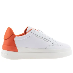 Zdjęcie produktu Buty Tommy Hilfiger Feminine Sneaker With Color FW0FW06896-0K9 - białe