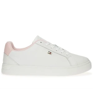 Buty Tommy Hilfiger Flag Court FW0FW08072-0LA - białe