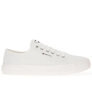 Buty Tommy Hilfiger Lace-Up Canvas EM0EM01365-YBL - białe