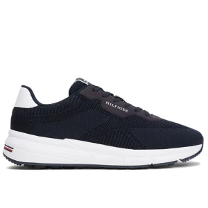 Buty Tommy Hilfiger Lightweight RWB Knit FM0FM05423-DW5 - granatowe
