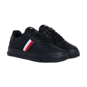 Buty Tommy Hilfiger Supercup Leather Stripes M FM0FM048240GQ czarne