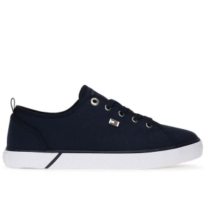 Buty Tommy Hilfiger Vulc Canvas FW0FW08063-DW6 - granatowe