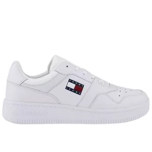 Buty Tommy Jeans Retro Basket EM0EM00955-YBR - białe