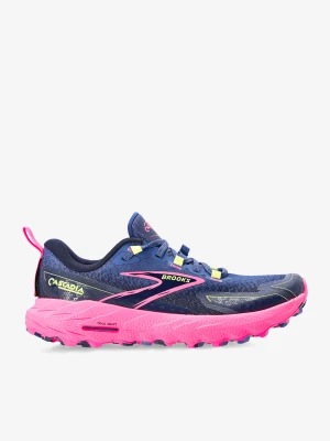 Buty trailowe damskie Brooks Cascadia 18 - grey blue/pink/sunny lime