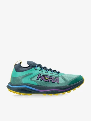 Buty trailowe damskie Hoka Zinal 2 - tech green/strata