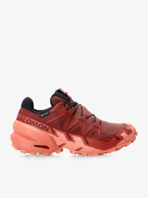 Buty trailowe damskie Salomon Speedcross 6 GTX - rum/red/clay