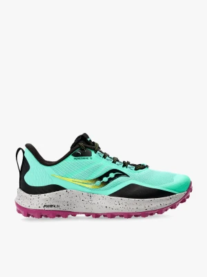 Buty trailowe damskie Saucony Peregrine 12 - cool mint/acid