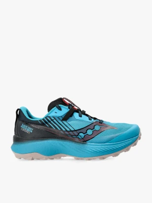 Buty trailowe męskie Saucony Endorphin Edge - ocean/black