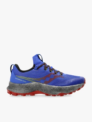 Buty trailowe męskie Saucony Endorphin Trail - blue raz/spice