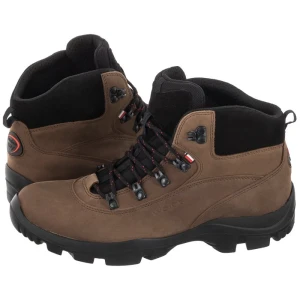 Buty Trekkingowe Brązowe/Czarne 24027-92 (WO100-a) Wojas