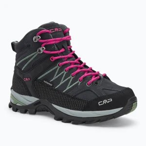 Buty trekkingowe damskie CMP Rigel Mid Wp antracite / mineral green Szary