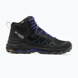 Buty trekkingowe damskie Columbia Peakfreak Titanum Outdry Mid black / purple quartz