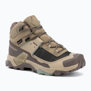 Buty trekkingowe damskie Salomon X Ultra 5 MID GTX iron/dsrtan/gre Beżowy