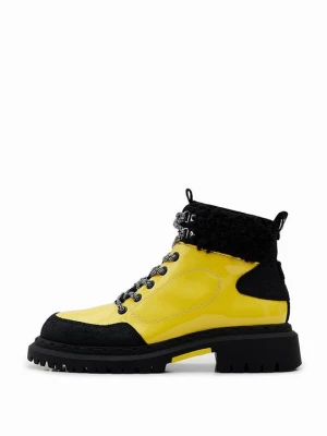 Buty trekkingowe Desigual żółty