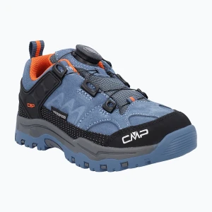 Buty trekkingowe dziecięce CMP Kiruna Low FitGo Waterproof bluestone / arancio