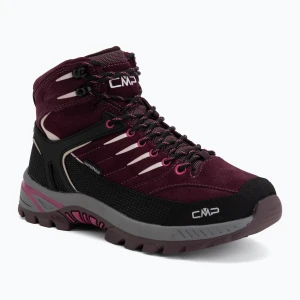 Buty trekkingowe dziecięce CMP Rigel 2.0 Mid Waterproof black berry / amaranto Bordowy