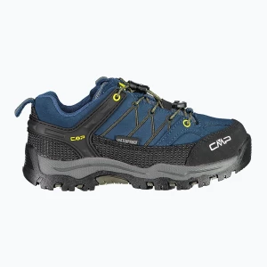 Buty trekkingowe dziecięce CMP Rigel Low Wp blue ink / yellow