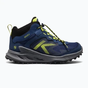 Buty trekkingowe dziecięce KEEN Zionic Mid Wp naval academy / evening primrose Niebieski