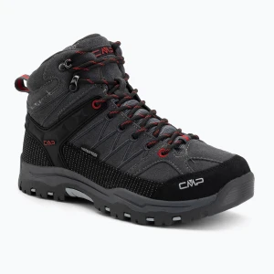 Buty trekkingowe juniorskie CMP Rigel Mid Wp grey/ferrari