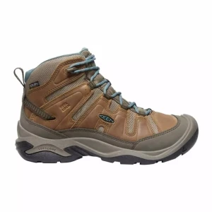 Buty Trekkingowe KEEN Circadia Mid Wp Toasted COCONUT/NORTH Atlantic KE-1026764 brązowe