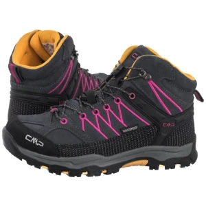 Buty Trekkingowe Kids Rigel Mid Trekking Shoe Wp 3Q12944 54UE Antracite/Bouganville (CM1-b) CMP