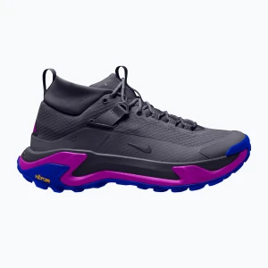 Buty trekkingowe męskie Nike ACG Zegama Hike gridiron / vivid purple / purple dynasty Szary