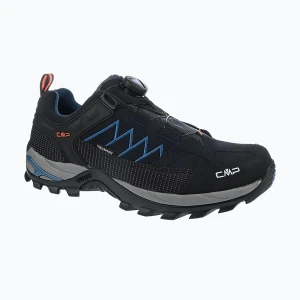 Buty trekkingowe męskie CMP Rigel Low Fitgo Wp b.blue / flash orange Granatowy