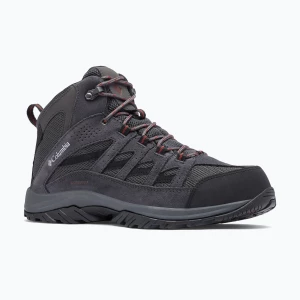 Buty trekkingowe męskie Columbia Crestwood Mid Wp V2 dark grey/ deep rust