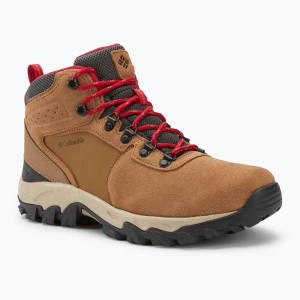 Buty trekkingowe męskie Columbia Newton Ridge Plus II Suede WP elk/ mountain red 288