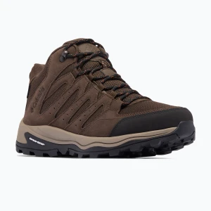 Buty trekkingowe męskie Columbia Redmond IV Mid Wp cordovan/tangy orange