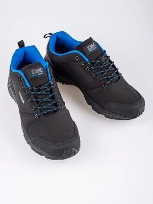Buty trekkingowe męskie DK czarno niebieskie Aqua Softshell